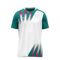Trikot Vintage KA weiß/türkis